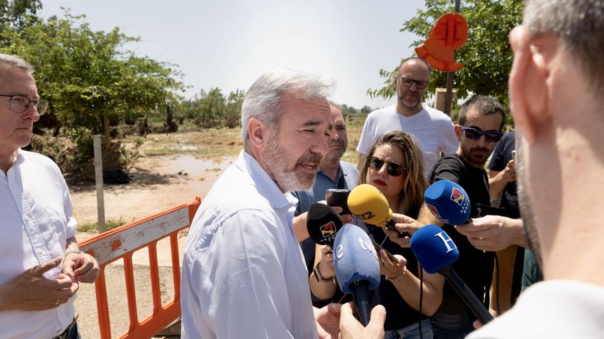 Azcón viajó en coche oficial a la boda en Galicia que retrasó su regreso a Aragón tras las tormentas del viernes