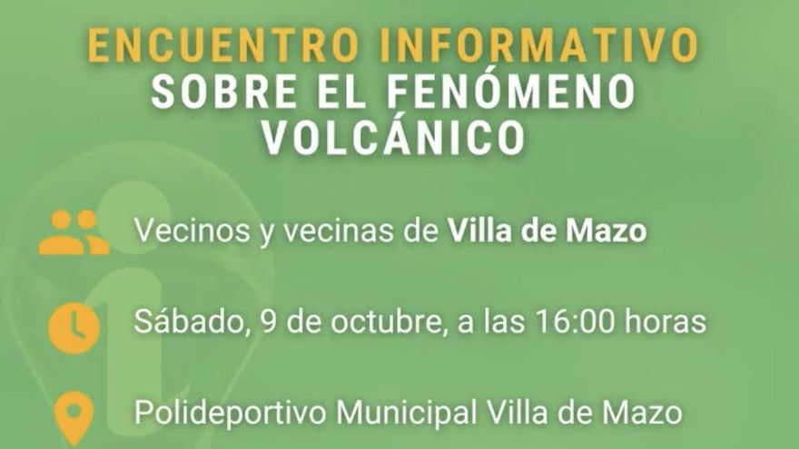 Encuentro informativo en Mazo