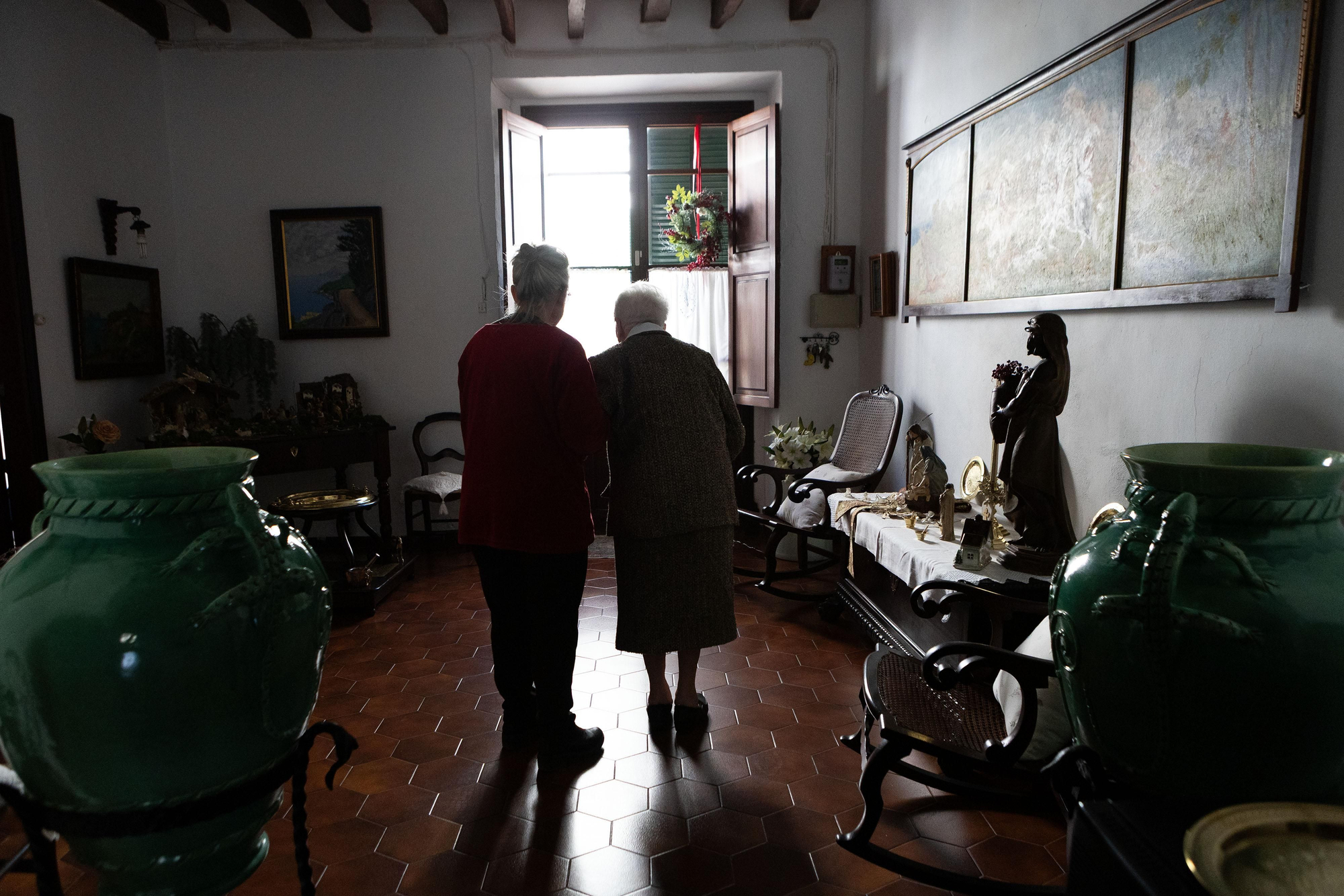 Severa, junto a su hija