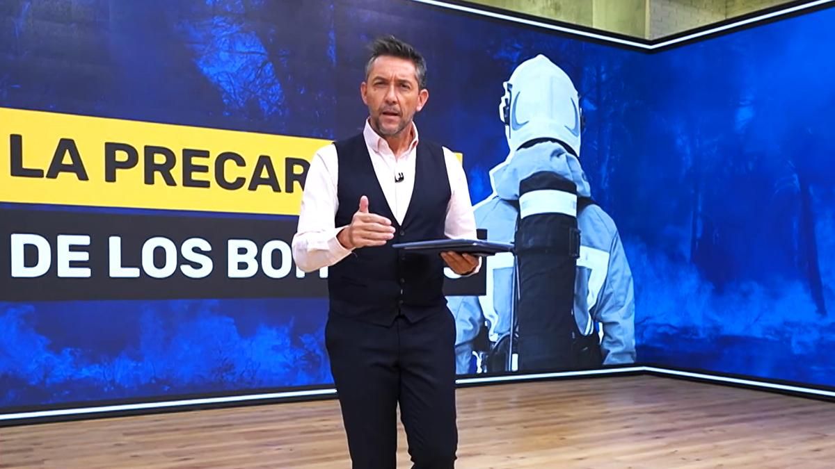 El compromiso de Javier Ruiz en 'Mañaneros' ante la queja de un bombero: "Te doy mi palabra de honor"
