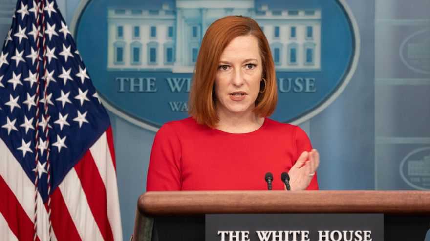 La portavoz de la Casa Blanca, Jen Psaki, en una imagen de archivo. EFE/EPA/CHRIS KLEPONIS / POOL
