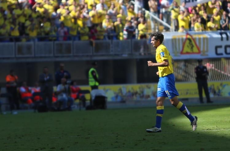 El último de partido de Juan Carlos Valerón en el Estadio de Gran Canaria. (Alejandro Ramos).