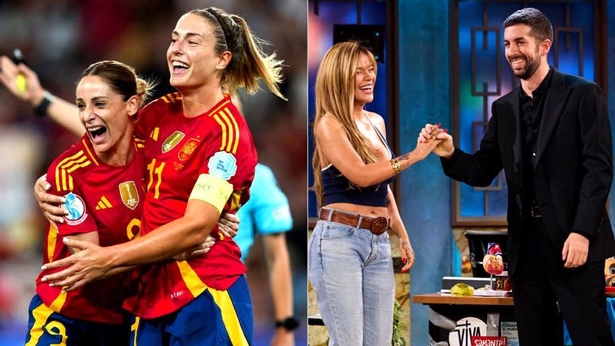 Noche redonda para La 1 con el debut de España en la Eurocopa femenina (17.5%) y 'La Revuelta' (12.1%) de prime time