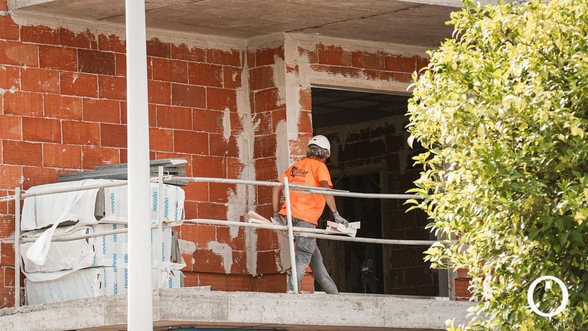 Obreros trabajando en una obra