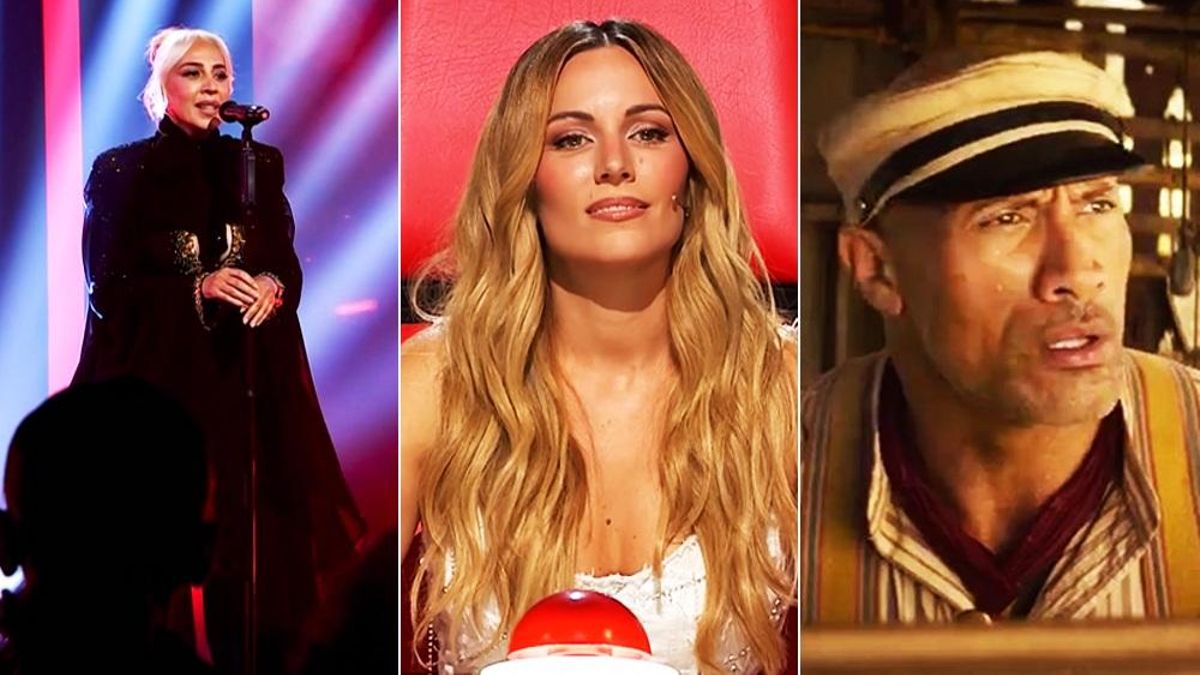 Mónica Naranjo en 'La casa de la música' / Edurne en 'La Voz Kids' / Dwayne Johnson en 'Jungle Cruise'