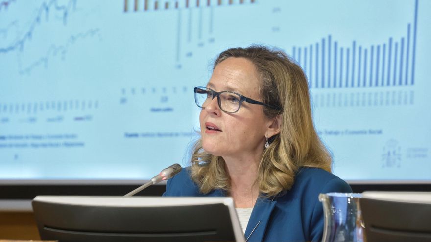 La vicepresidenta primera y ministra de Asuntos Económicos y Transformación Digital, Nadia Calviño.