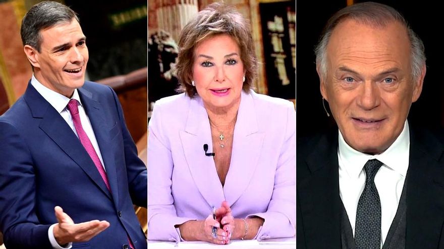 La 1 lidera con el discurso de Sánchez (15.6%) una investidura aciaga para 'TardeAR' (7.1%) y Piqueras (5.2%)