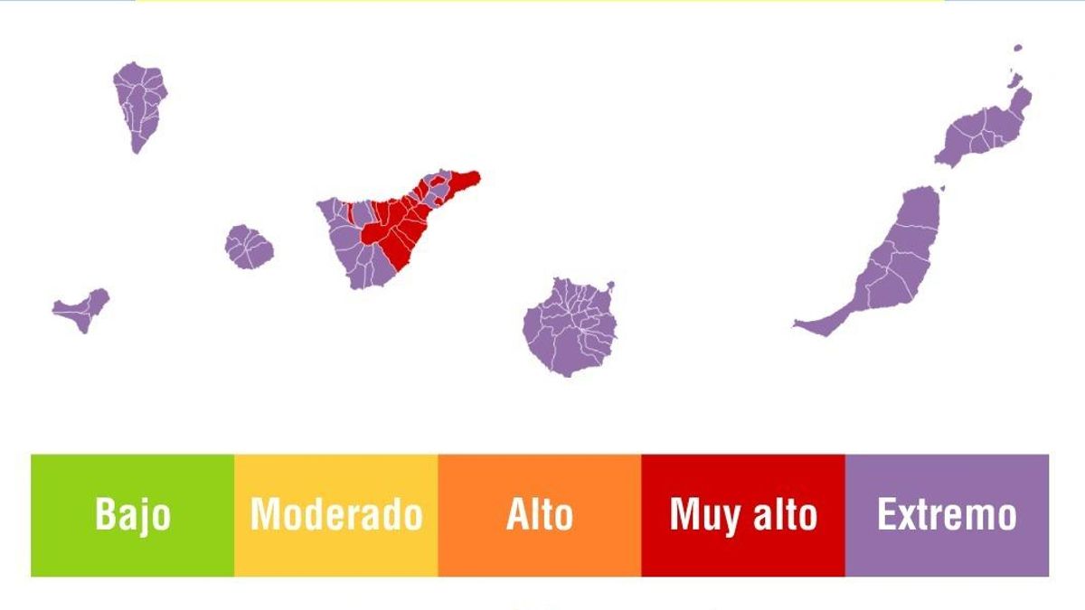 Salud Pública alerta: habrá riesgo extremo por radiación solar durante la visita del Papa a Canarias
