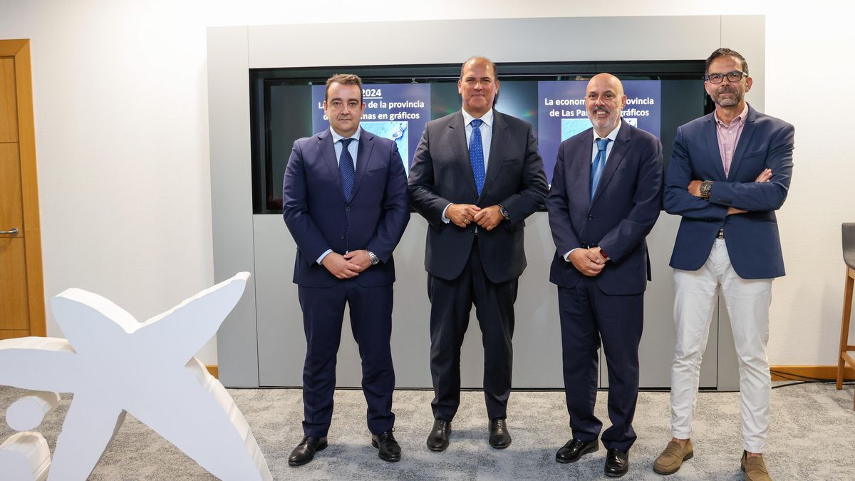 Presentación del informe 'La economía de la provincia de Las Palmas en gráficos 2024'.