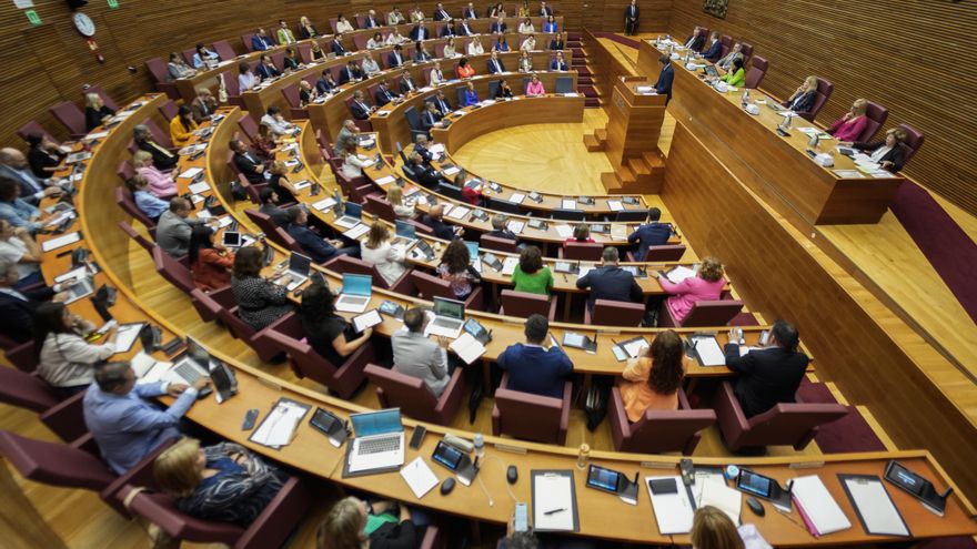 Les Corts Valencianes durante un debate de política general.