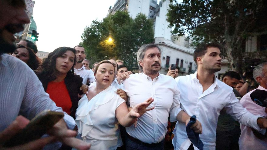 Máximo Kirchner cuestionó el operativo de seguridad de Bullrich contra los manifestantes afuera del Congreso