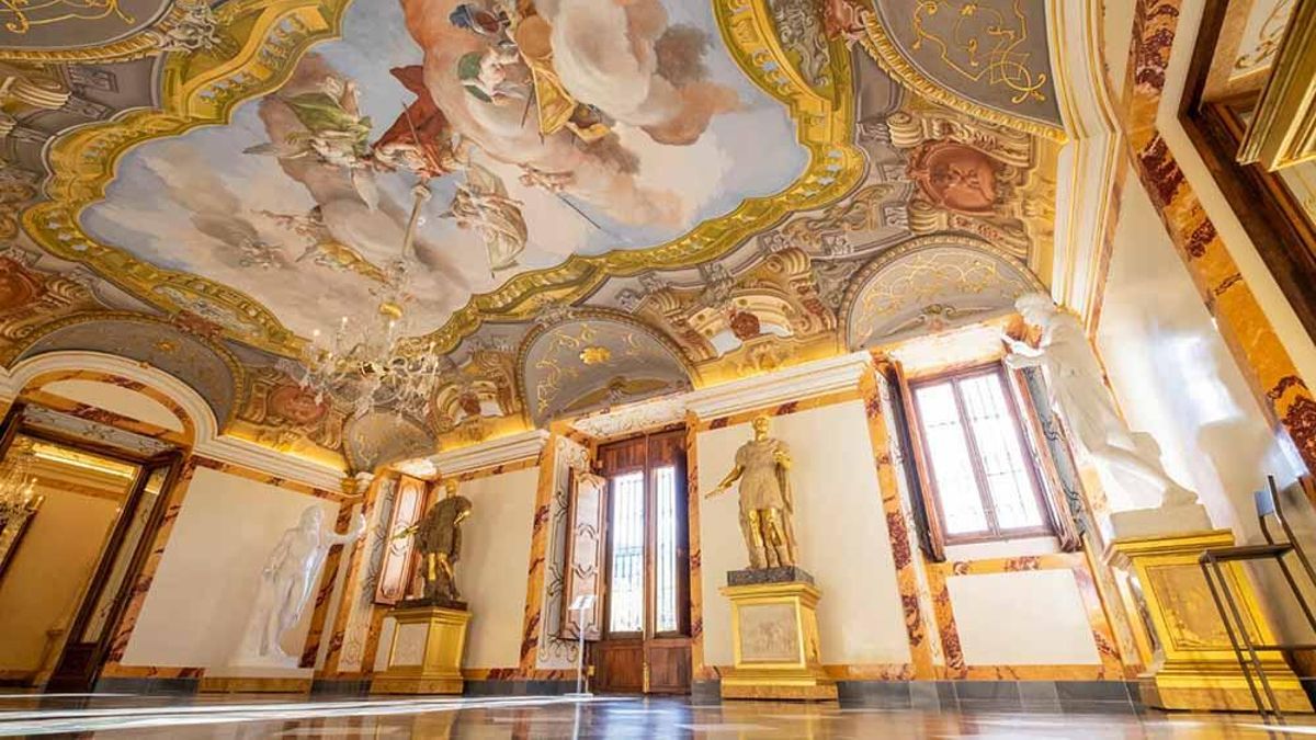 El interior del Palacio Real de La Granja