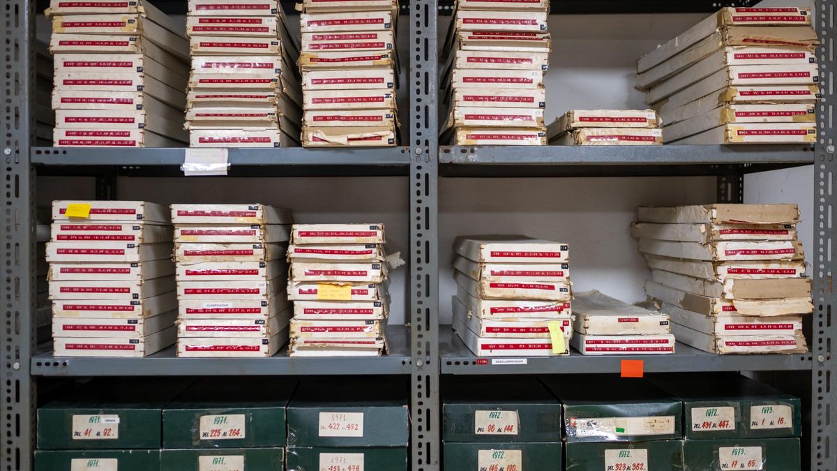 Imagen del interior del archivo, que atesora más de tres millones de imágenes.