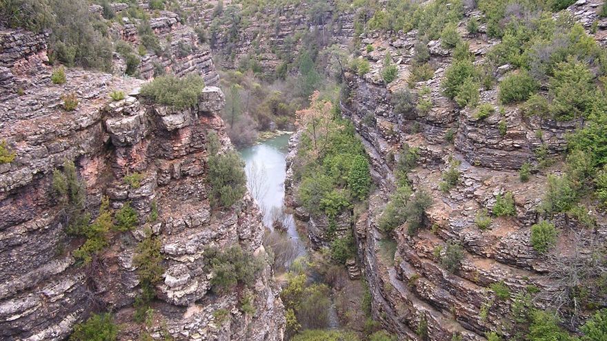 Calizas tableadas en la Serranía de Cuenca