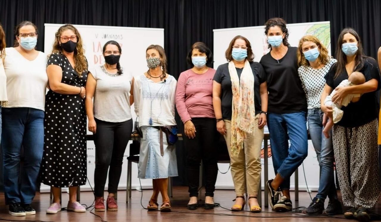 Miembros de la Mesa de la Mujer Rural.