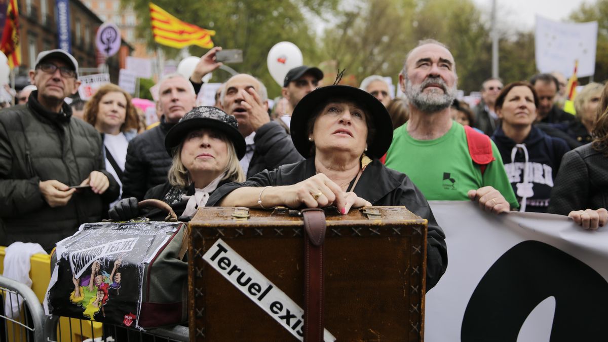 FOTOGALERÍA | La España vaciada se manifiesta en Madrid