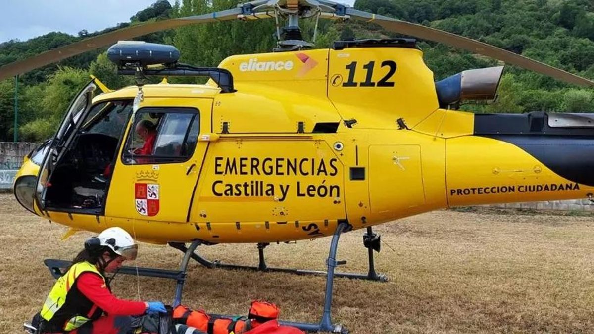 Helicóptero del 112 Castilla y León