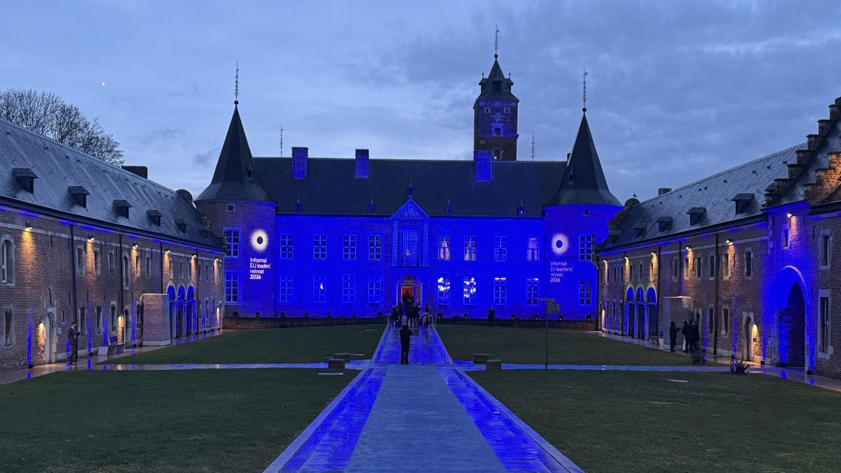 El castillo de Alden Biesen, en Bélgica, donde ha tenido lugar la reunión informal de los 27 líderes de los Estados miembros de la UE para discutir sobre competitividad.