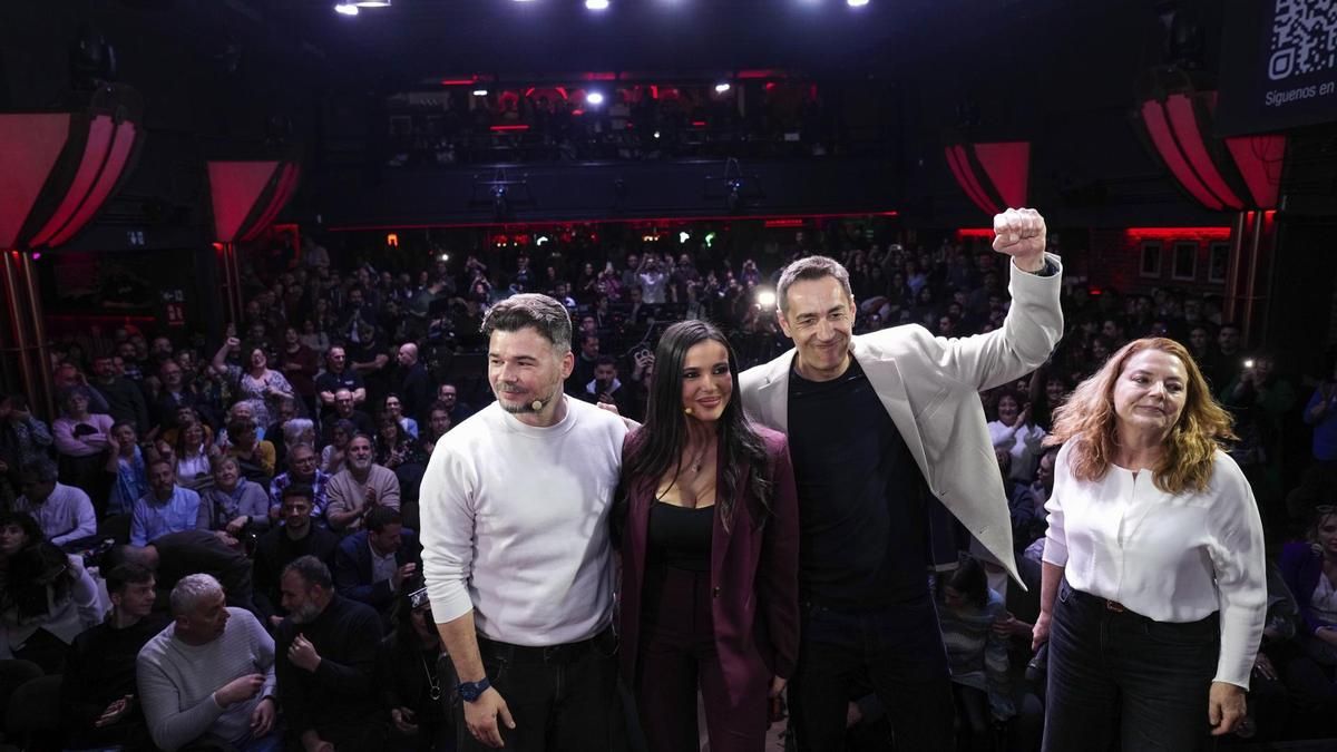 VÍDEO | Vuelve a ver el acto completo entre Rufián y Emilio Delgado