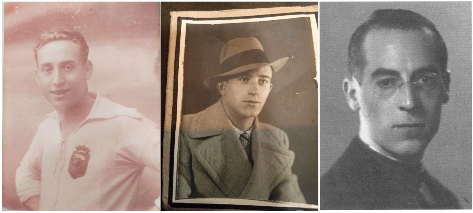 De izquierda a derecha: Emilio López Táppero, Germán Baquedano Barra y Serafín Gracia Gimeno.