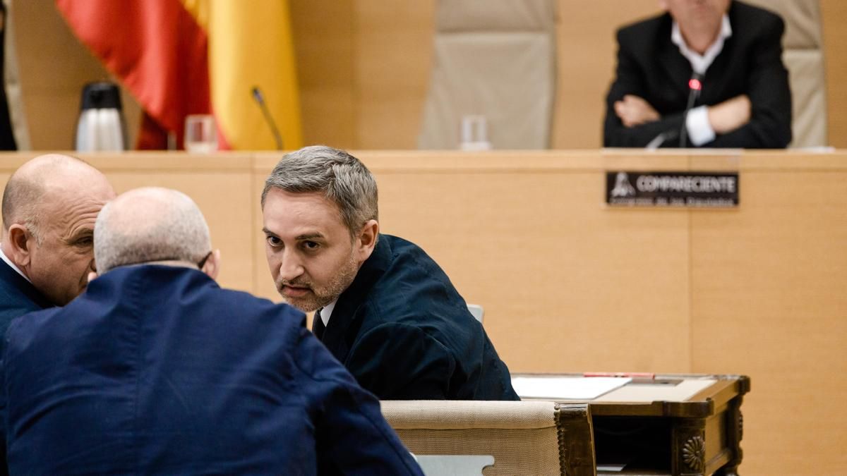 El diputado popular César Sánchez en la comisión de investigación de la dana en el Congreso