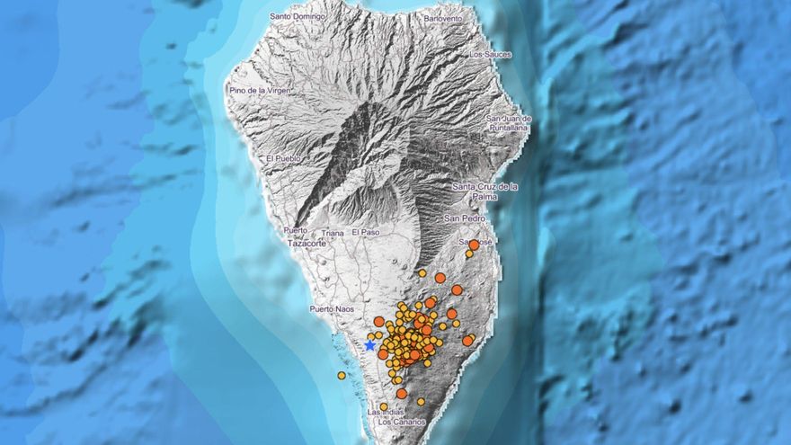 Terremotos registrados en La Palma en los últimos tres días