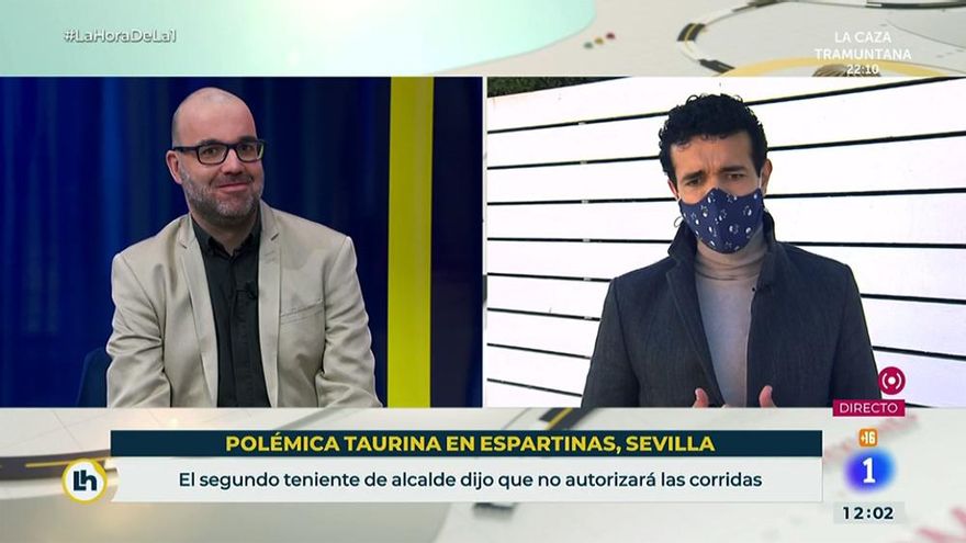 Víctor Puerto en 'La hora de La 1'