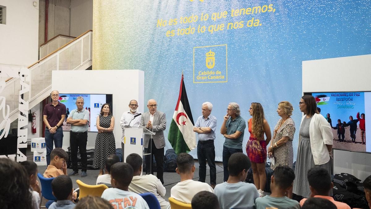 Gran Canaria recibe a 41 niños saharauis del programa Vacaciones en Paz