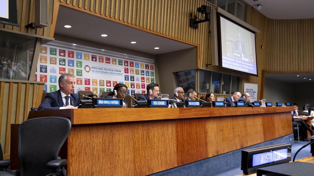 El representante de España en el HLPF de la ONU anima a seguir el ejemplo de Euskadi en la emisión de bonos sostenibles