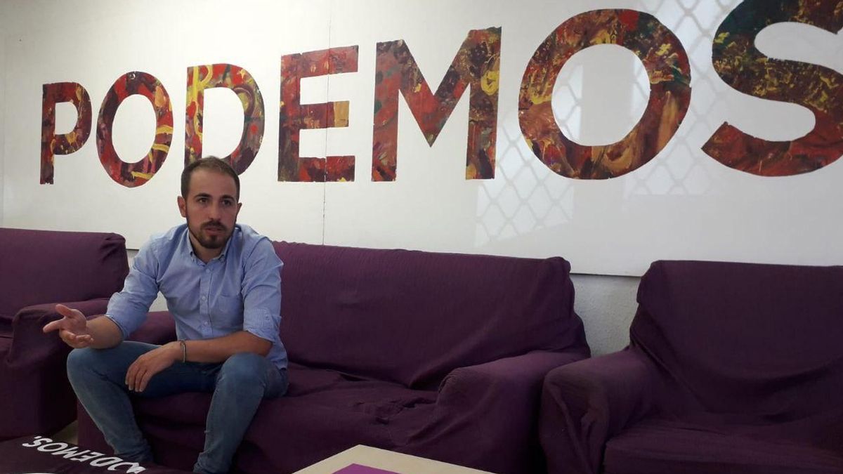 El  coordinador autonómico de Podemos Cantabria, Luis del Piñal.