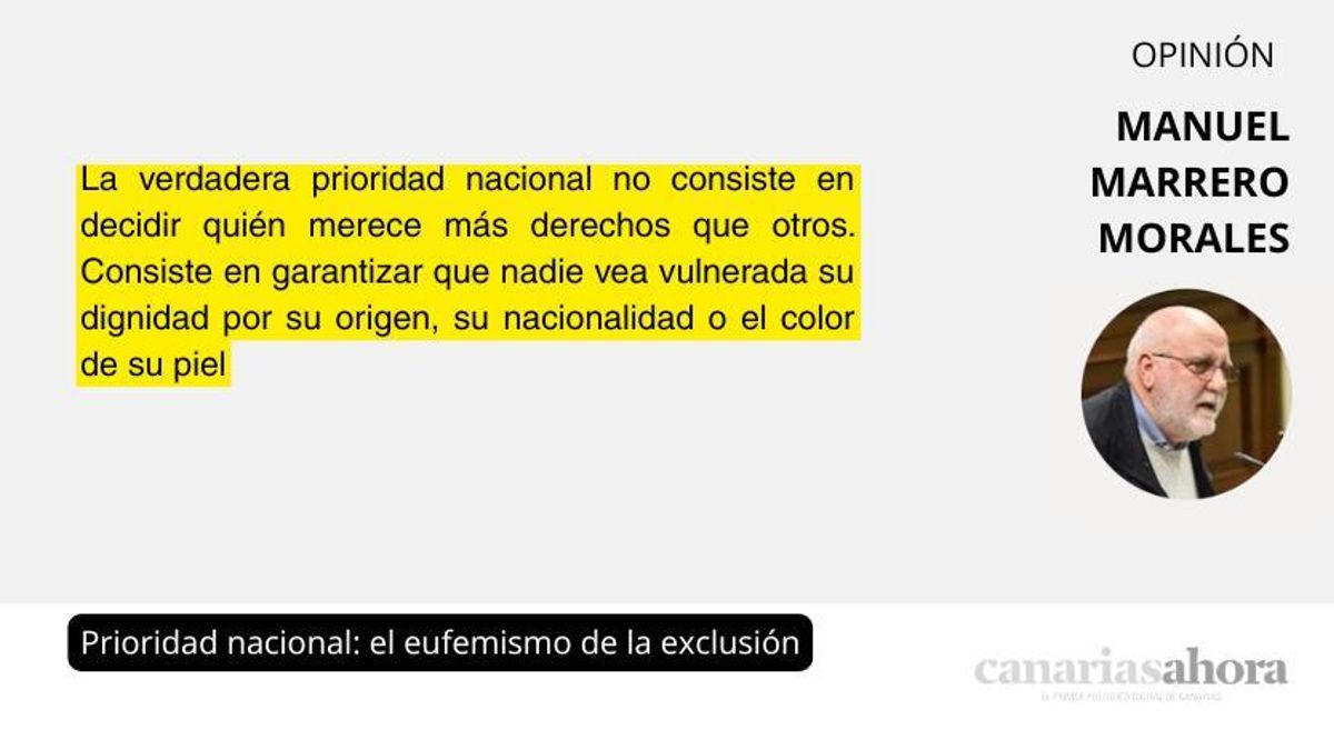 Prioridad nacional: el eufemismo de la exclusión