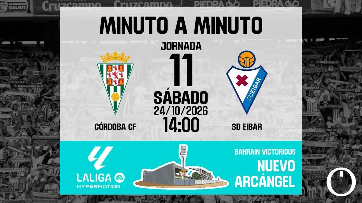 Sigue en directo el Córdoba CF - SD Eibar en 'Cordopolis'