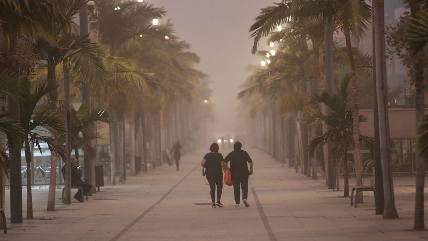 FOTOGALERÍA | Efectos de la calima en Canarias.