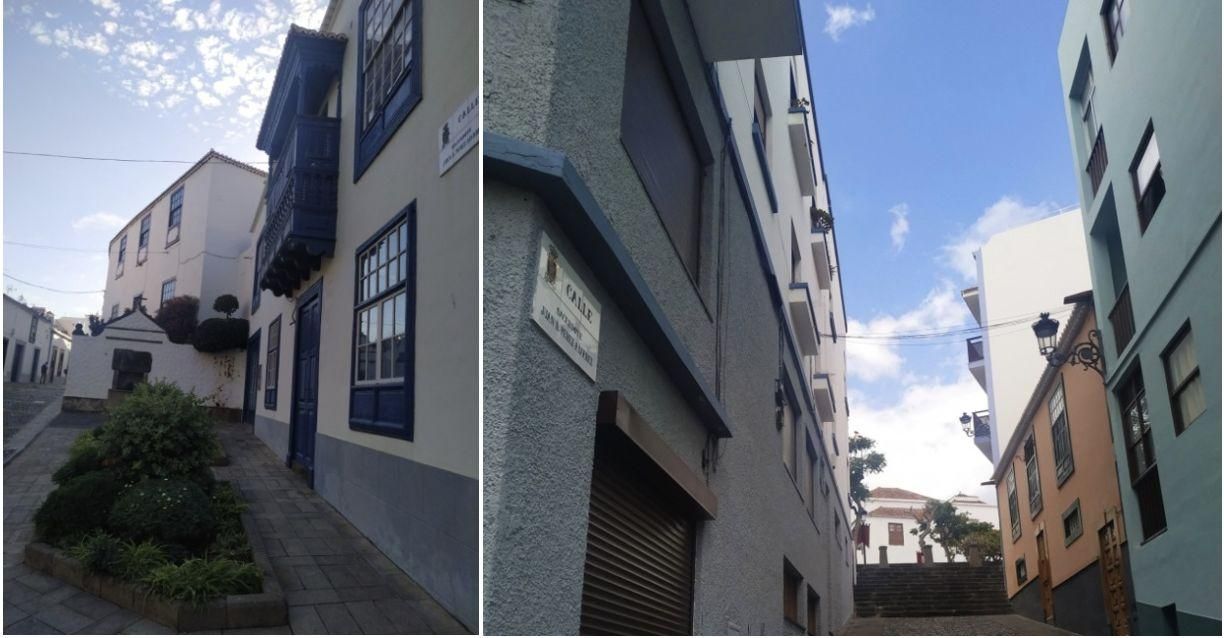 Calle Juan D. Pérez Álvarez en Santa Cruz de La Palma.