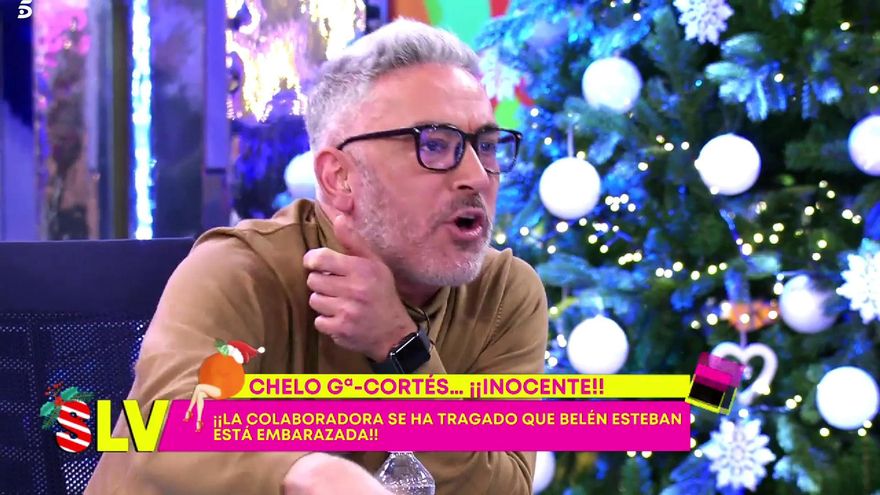 Kiko Hernández, indignado en 'Sálvame'