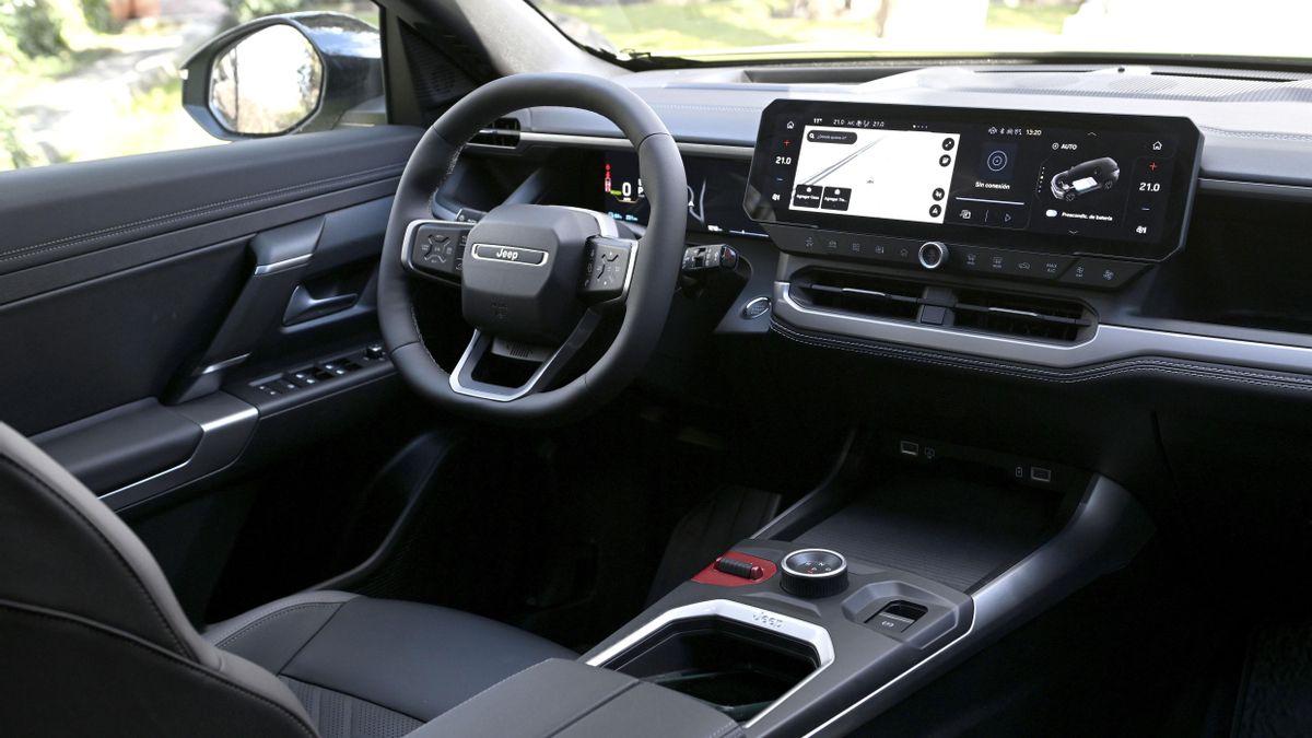 Interior de la nueva generación del Jeep Compass.