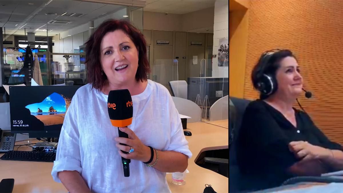 Julia Luna vivió este domingo su última retransmisión en RTVE