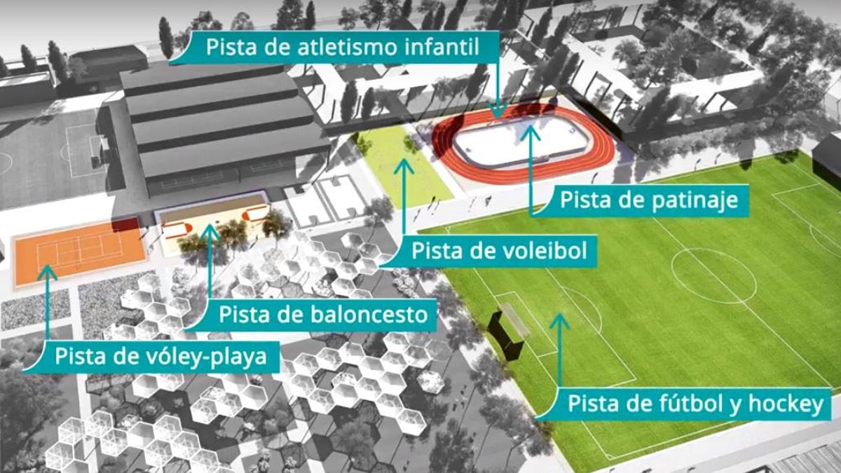 Nuevas instalaciones deportivas del Tercer Deposito