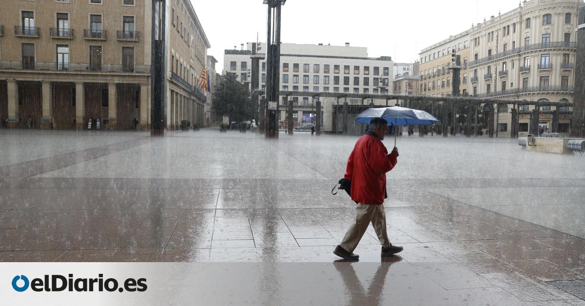 Viernes pasado por agua: la Aemet espera lluvias en buena parte del país