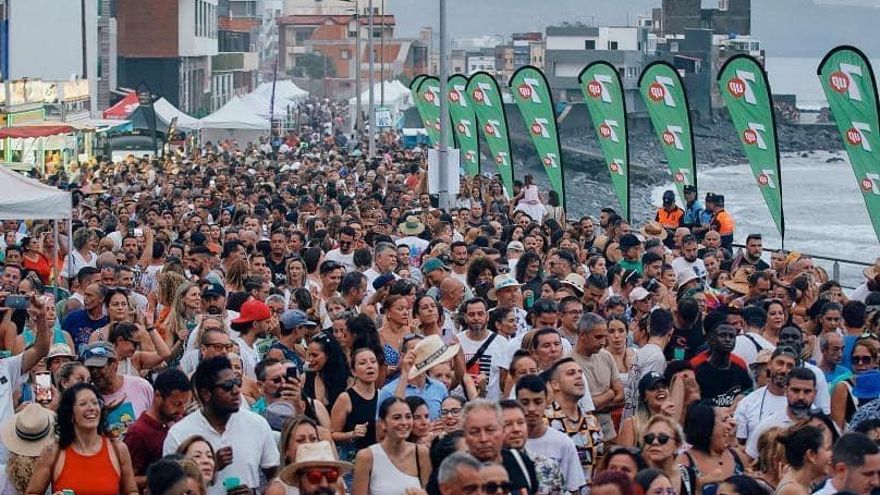 Asistentes al Festival Costa Norte en Moya este fin de semana