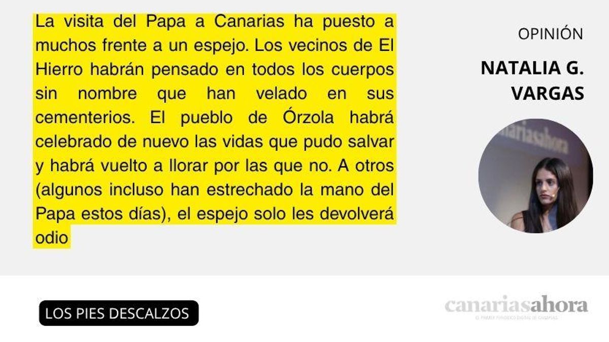 Los pies descalzos