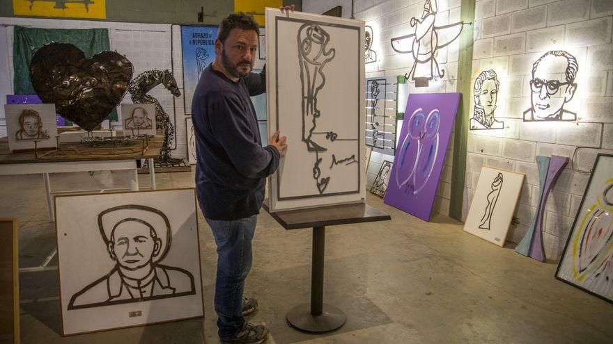 Alejandro Marmo, el escultor de la Evita de la 9 de Julio: “Hay que renovar la plataforma de nuestros héroes, que no tienen que ser siempre los que dieron batalla en el siglo XIX”