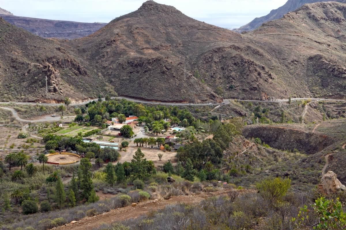 Fataga, antes del incendio