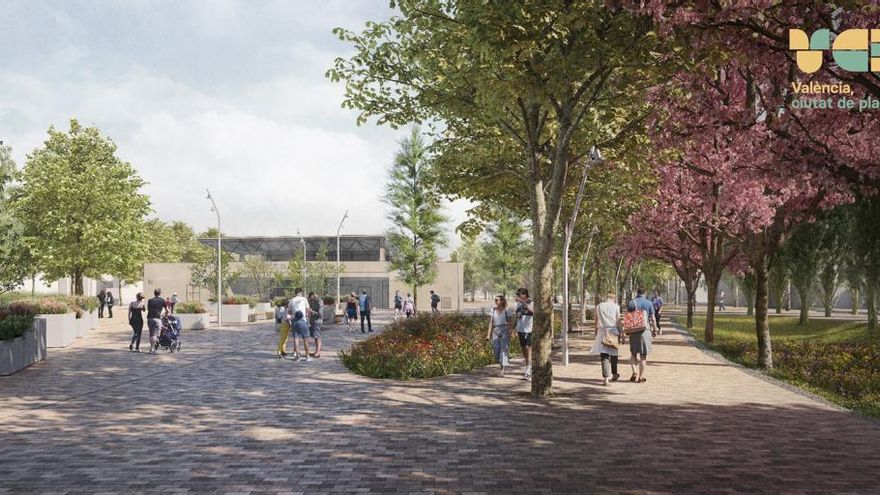 Proyección del nuevo jardín.