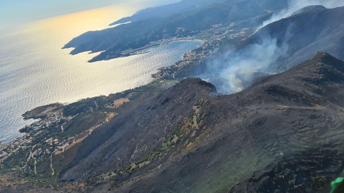 Incendio en Llançà (Girona)
