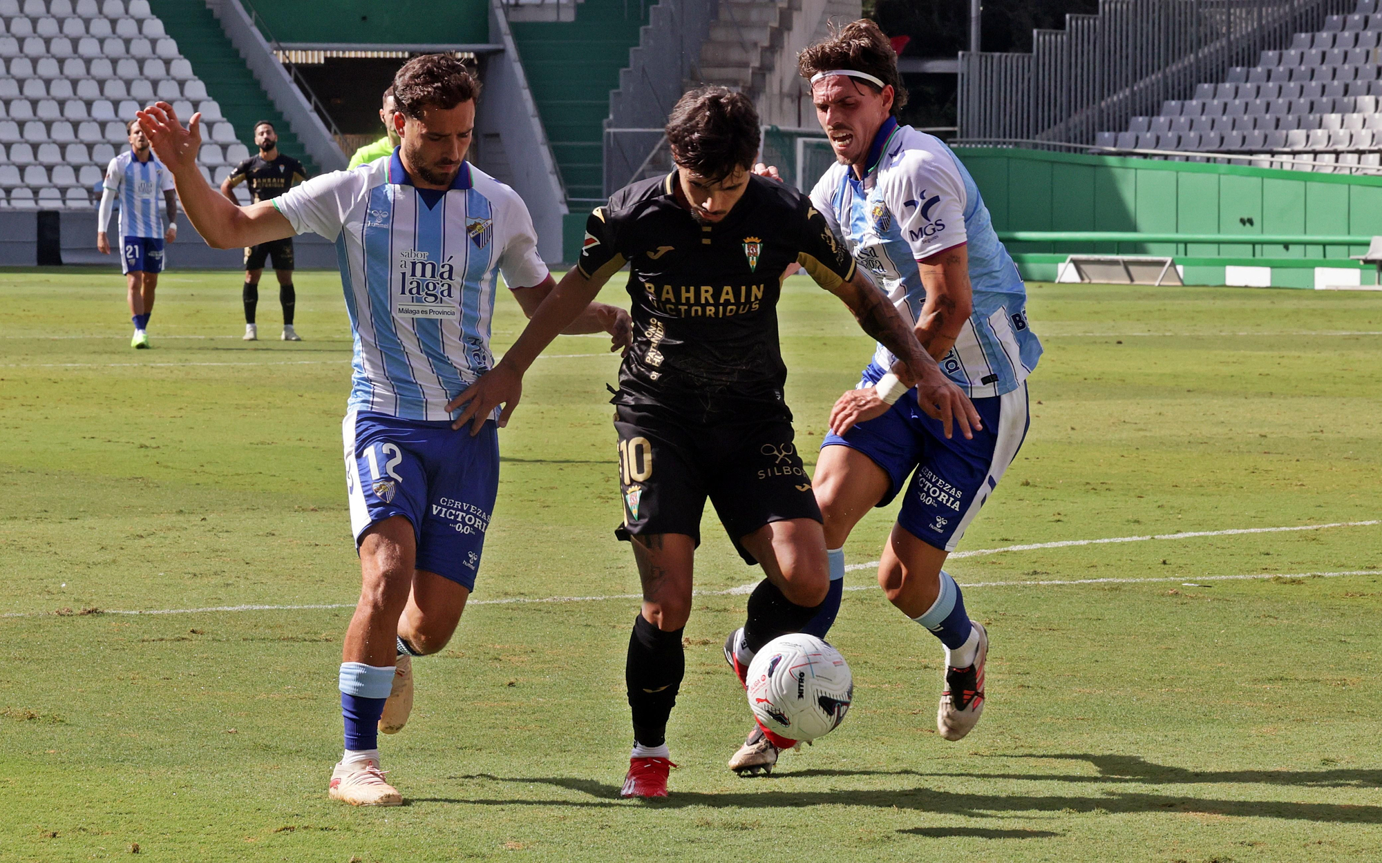 Entrenamiento conjunto entre Córdoba CF y Málaga CF