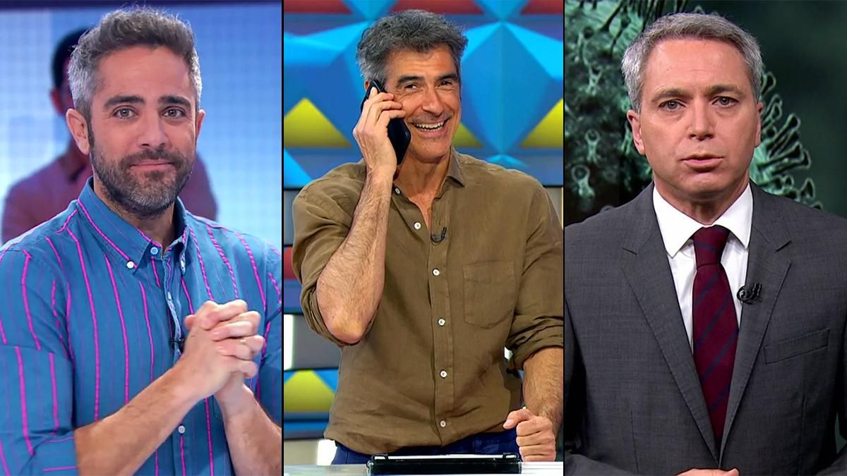 Roberto Leal, Jorge Fernández y Vicente Vallés