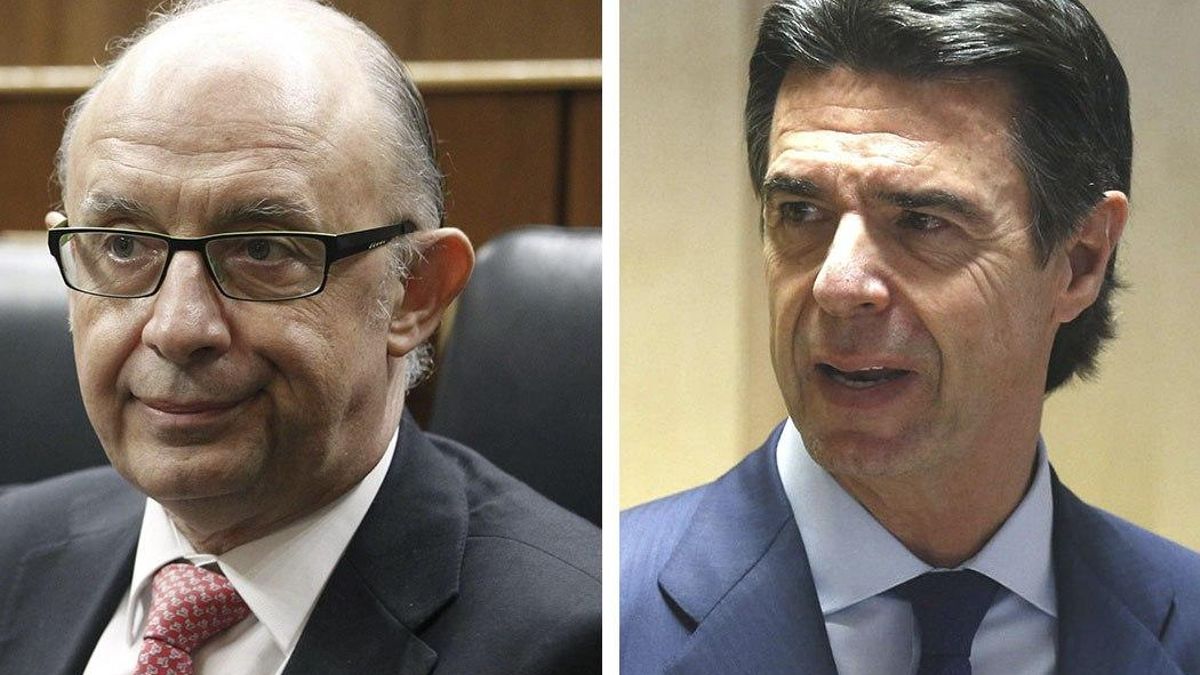 Cristobal Montoro y José Manuel Soria.