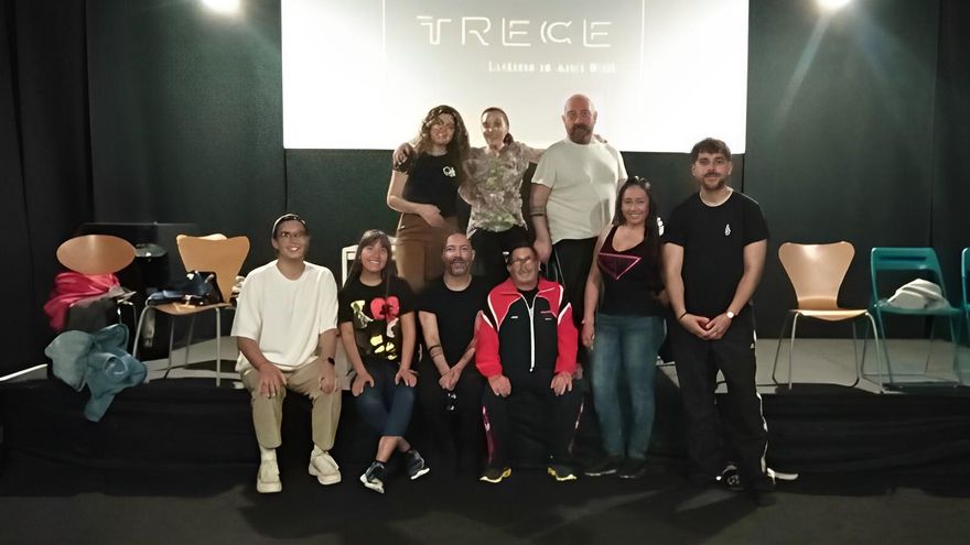 Participantes en el teatro social.