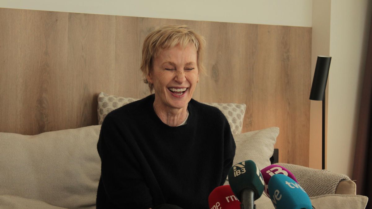 Siri Hustvedt durante la rueda de prensa en el Festival de Literatura Expandida de Magaluf (FLEM)